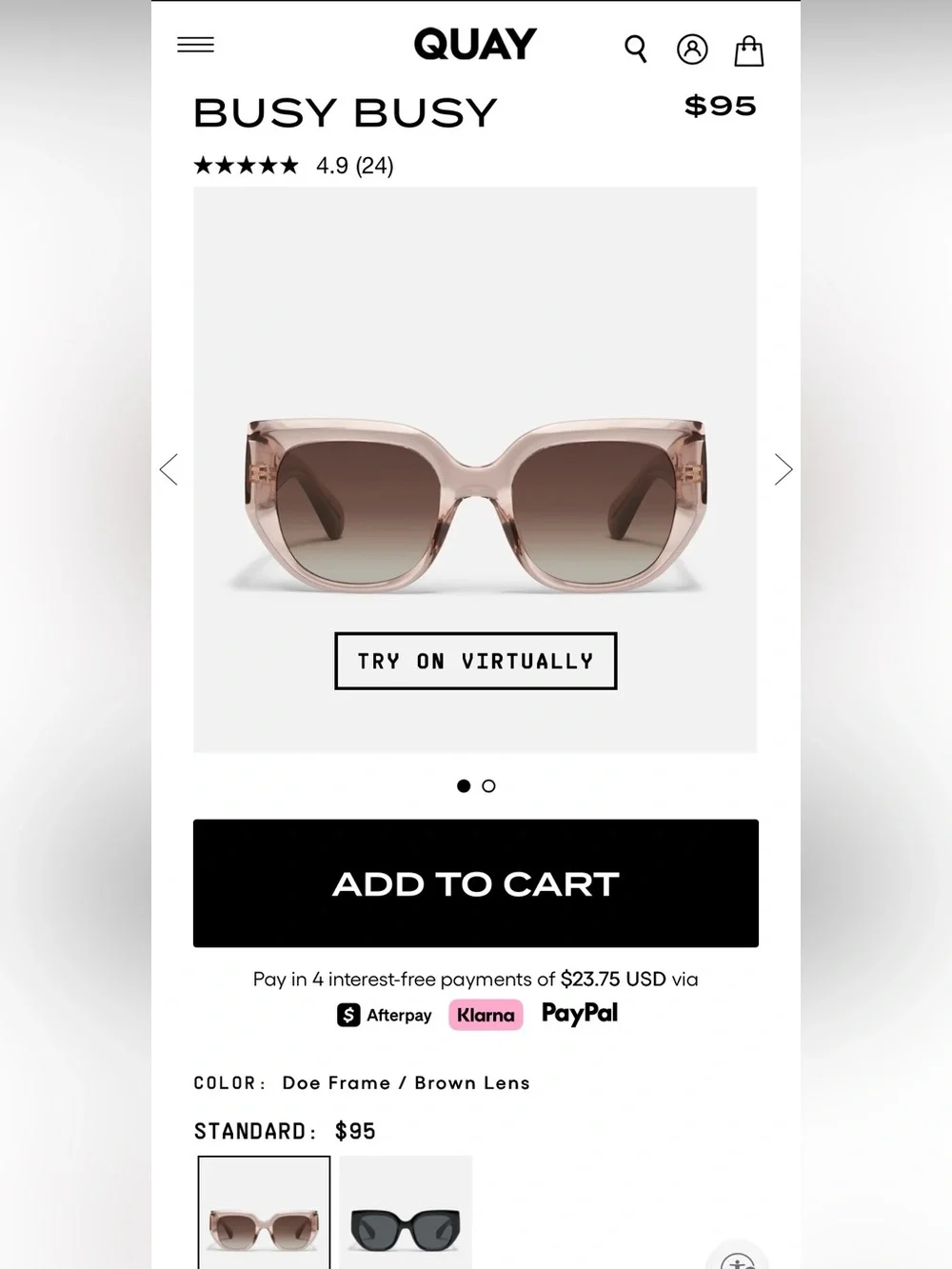Quay Busy Busy Sunglasses